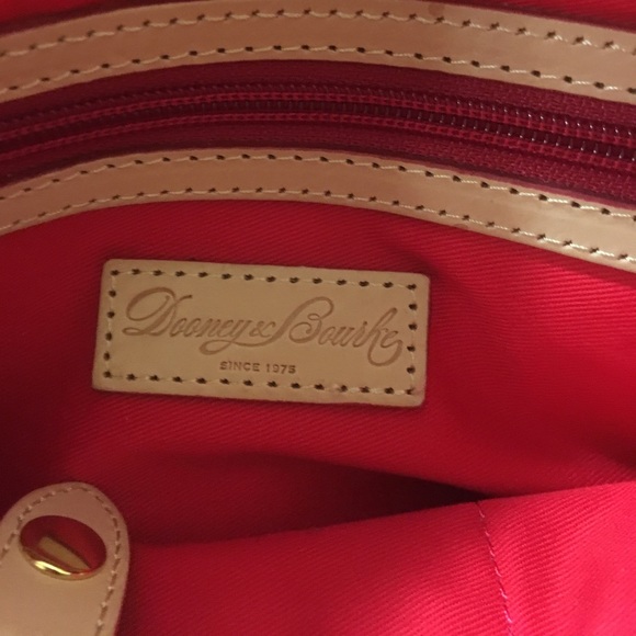 SOLD Dooney & Bourke Textured Leather Zip Satchel - Picture 7 of 8